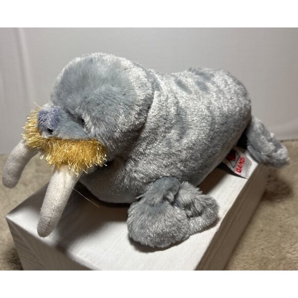 Ganz Webkinz Gray Walrus Plush Stuffed Animal Toy Friend NO CODE 9" - Picture 3 of 9